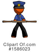 Orange Design Mascot Clipart #1586023 by Leo Blanchette