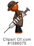 Orange Design Mascot Clipart #1586075 by Leo Blanchette