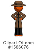 Orange Design Mascot Clipart #1586076 by Leo Blanchette