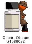 Orange Design Mascot Clipart #1586082 by Leo Blanchette