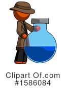 Orange Design Mascot Clipart #1586084 by Leo Blanchette