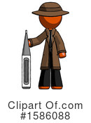 Orange Design Mascot Clipart #1586088 by Leo Blanchette