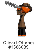Orange Design Mascot Clipart #1586089 by Leo Blanchette