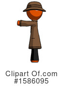 Orange Design Mascot Clipart #1586095 by Leo Blanchette