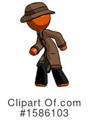 Orange Design Mascot Clipart #1586103 by Leo Blanchette