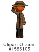 Orange Design Mascot Clipart #1586105 by Leo Blanchette