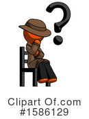 Orange Design Mascot Clipart #1586129 by Leo Blanchette