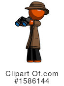 Orange Design Mascot Clipart #1586144 by Leo Blanchette