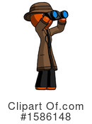 Orange Design Mascot Clipart #1586148 by Leo Blanchette