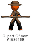 Orange Design Mascot Clipart #1586169 by Leo Blanchette