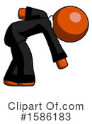 Orange Design Mascot Clipart #1586183 by Leo Blanchette