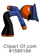 Orange Design Mascot Clipart #1586184 by Leo Blanchette