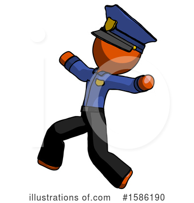 Royalty-Free (RF) Orange Design Mascot Clipart Illustration by Leo Blanchette - Stock Sample #1586190