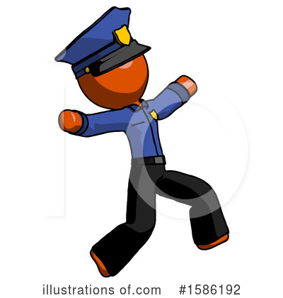 Royalty-Free (RF) Orange Design Mascot Clipart Illustration by Leo Blanchette - Stock Sample #1586192