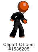 Orange Design Mascot Clipart #1586205 by Leo Blanchette