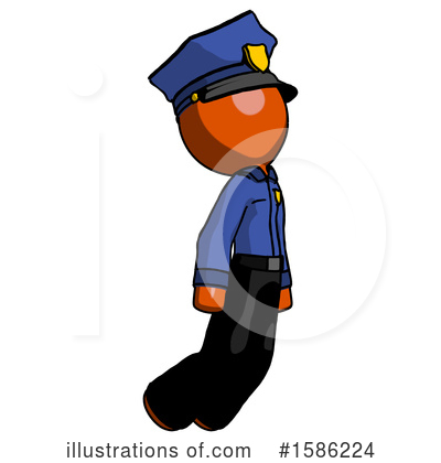 Royalty-Free (RF) Orange Design Mascot Clipart Illustration by Leo Blanchette - Stock Sample #1586224