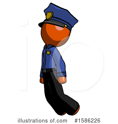 Royalty-Free (RF) Orange Design Mascot Clipart Illustration by Leo Blanchette - Stock Sample #1586226