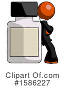 Orange Design Mascot Clipart #1586227 by Leo Blanchette