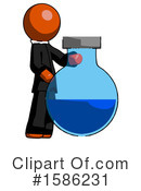 Orange Design Mascot Clipart #1586231 by Leo Blanchette