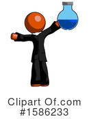 Orange Design Mascot Clipart #1586233 by Leo Blanchette