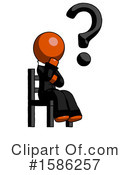 Orange Design Mascot Clipart #1586257 by Leo Blanchette