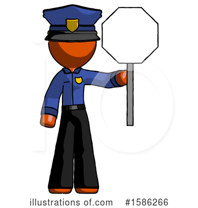 Royalty-Free (RF) Orange Design Mascot Clipart Illustration by Leo Blanchette - Stock Sample #1586266