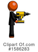 Orange Design Mascot Clipart #1586283 by Leo Blanchette