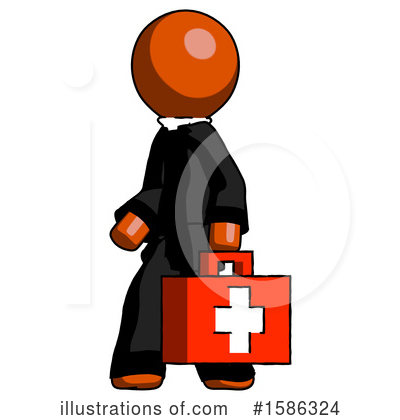 Royalty-Free (RF) Orange Design Mascot Clipart Illustration by Leo Blanchette - Stock Sample #1586324