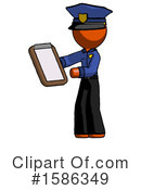 Orange Design Mascot Clipart #1586349 by Leo Blanchette