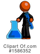 Orange Design Mascot Clipart #1586352 by Leo Blanchette