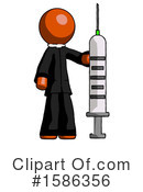 Orange Design Mascot Clipart #1586356 by Leo Blanchette