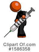 Orange Design Mascot Clipart #1586358 by Leo Blanchette
