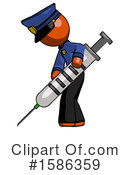 Orange Design Mascot Clipart #1586359 by Leo Blanchette