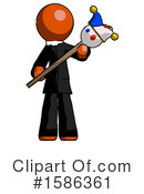 Orange Design Mascot Clipart #1586361 by Leo Blanchette