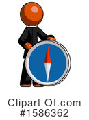 Orange Design Mascot Clipart #1586362 by Leo Blanchette