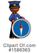 Orange Design Mascot Clipart #1586363 by Leo Blanchette