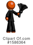 Orange Design Mascot Clipart #1586364 by Leo Blanchette