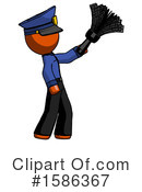 Orange Design Mascot Clipart #1586367 by Leo Blanchette