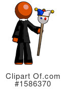 Orange Design Mascot Clipart #1586370 by Leo Blanchette
