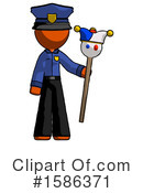 Orange Design Mascot Clipart #1586371 by Leo Blanchette