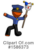 Orange Design Mascot Clipart #1586373 by Leo Blanchette