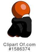Orange Design Mascot Clipart #1586374 by Leo Blanchette