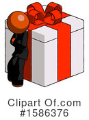 Orange Design Mascot Clipart #1586376 by Leo Blanchette