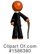 Orange Design Mascot Clipart #1586380 by Leo Blanchette
