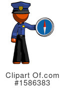 Orange Design Mascot Clipart #1586383 by Leo Blanchette