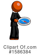 Orange Design Mascot Clipart #1586384 by Leo Blanchette