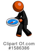 Orange Design Mascot Clipart #1586386 by Leo Blanchette