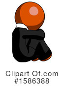 Orange Design Mascot Clipart #1586388 by Leo Blanchette