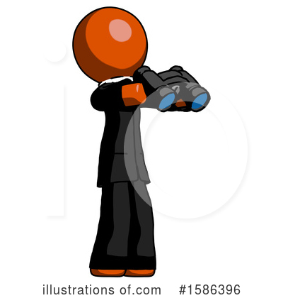 Royalty-Free (RF) Orange Design Mascot Clipart Illustration by Leo Blanchette - Stock Sample #1586396
