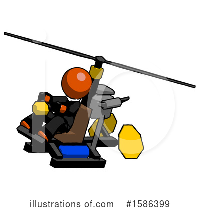 Royalty-Free (RF) Orange Design Mascot Clipart Illustration by Leo Blanchette - Stock Sample #1586399